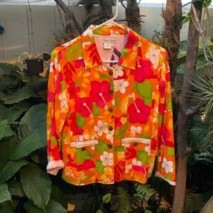 VTG Baik Baik Honolulu Hawaiian Patchwork Shirt Jacket🌺